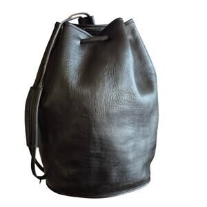 Vintage COACH Leather Bixby Bucket Bag Sling Backback